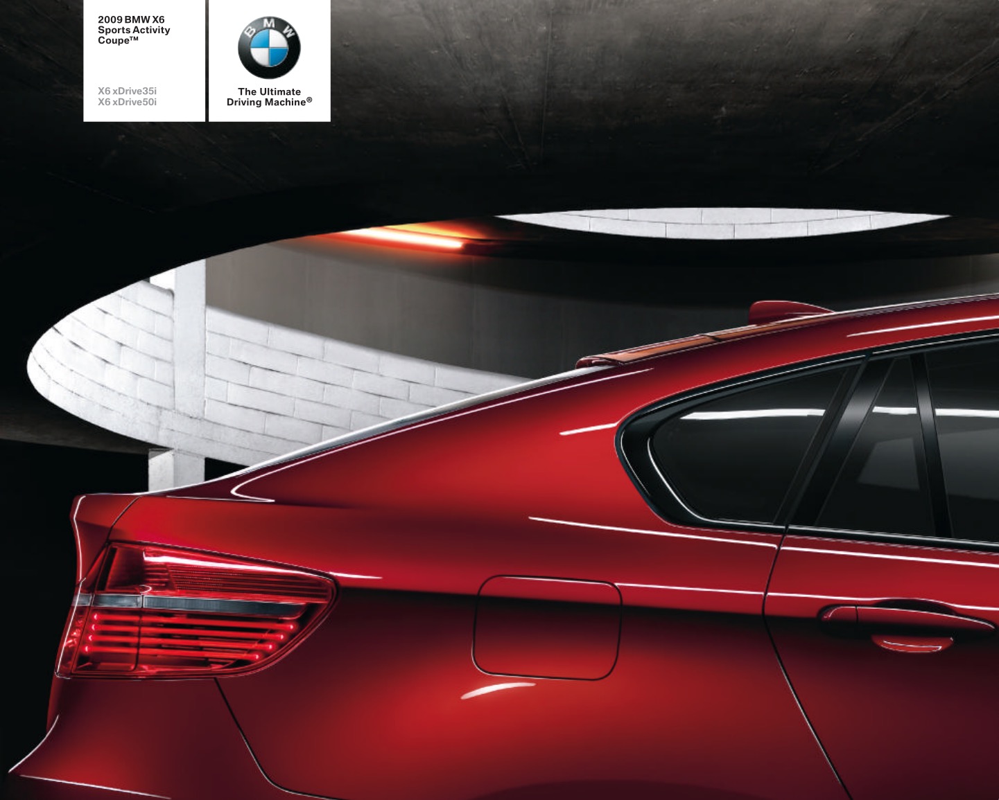 2009 BMW X6 Brochure Page 2